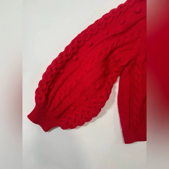 THE GREAT The Mountainside Cardigan in Deep Rose - Picture 10 of 16